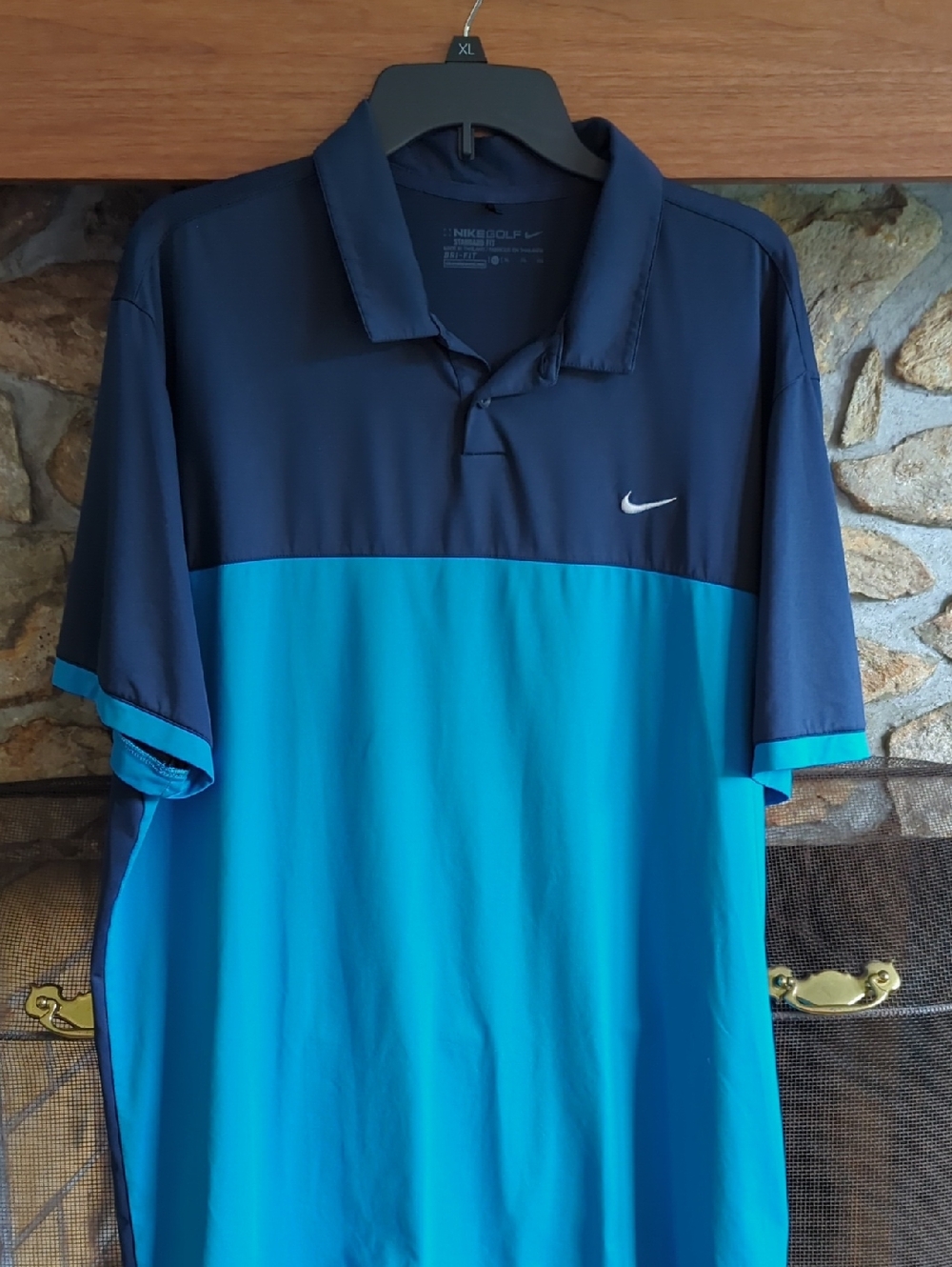 Nike Golf Dri Fit Navy Polo Shirt